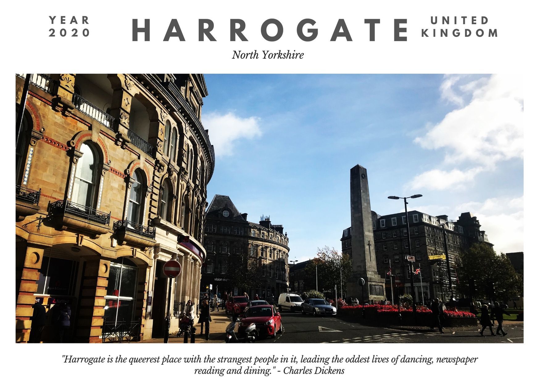 Harrogate postcard created by Harrogate Lifestyle Apartments